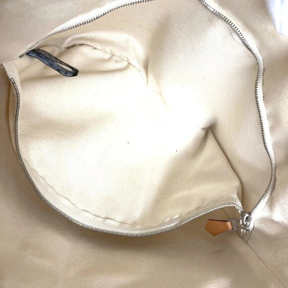 HERMES Saksaw PM Saksaw PM Bag Tote Bag Hand Bag Canvas Beige - Picture 3 of 15